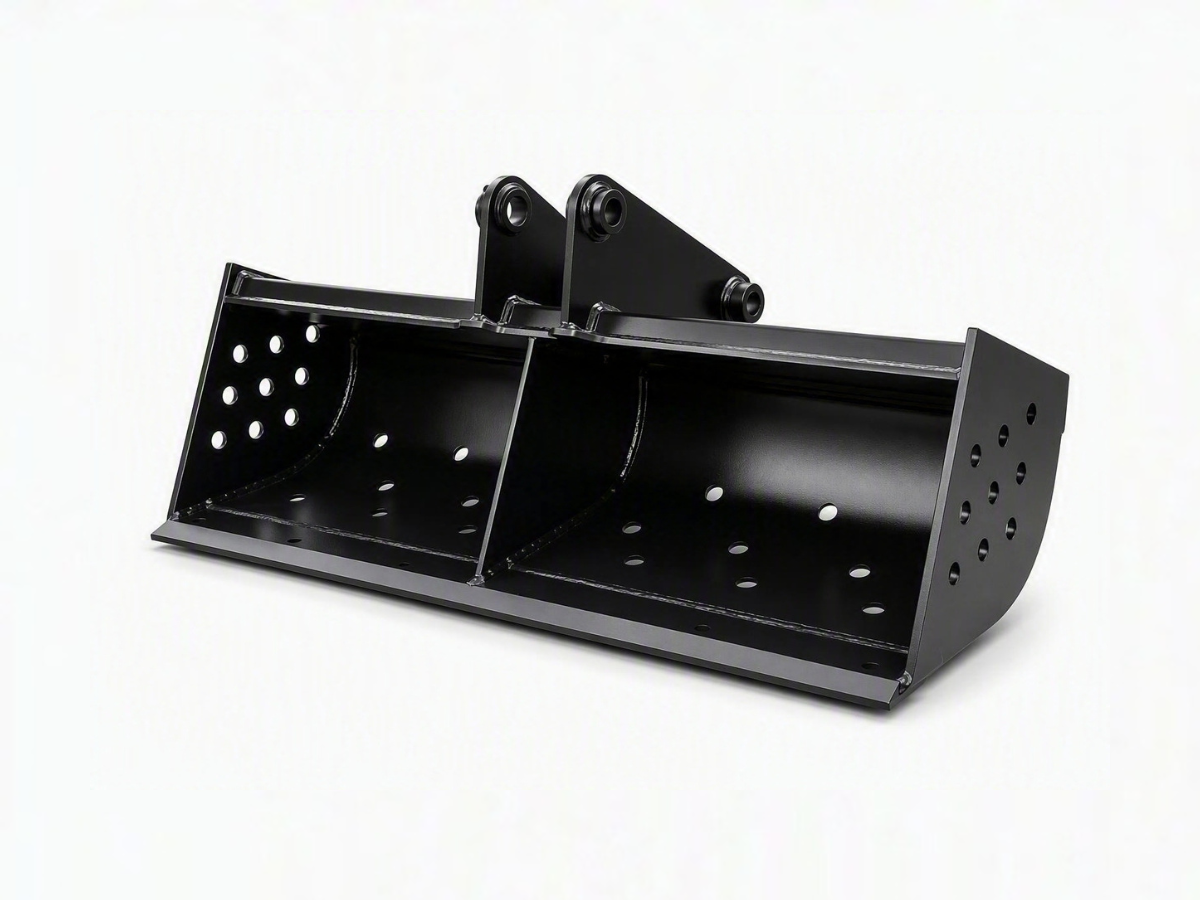 An image showing the front view of JCB  Ditching Bucket - 900mm/35.4" (Part 980/A0337)